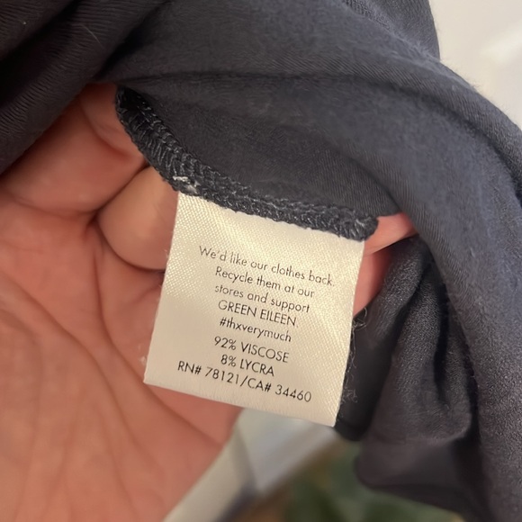 Eileen Fisher Tunic Gray Half Sleeves - Picture 3 of 4